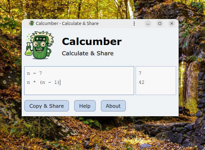 Calcumber on Linux