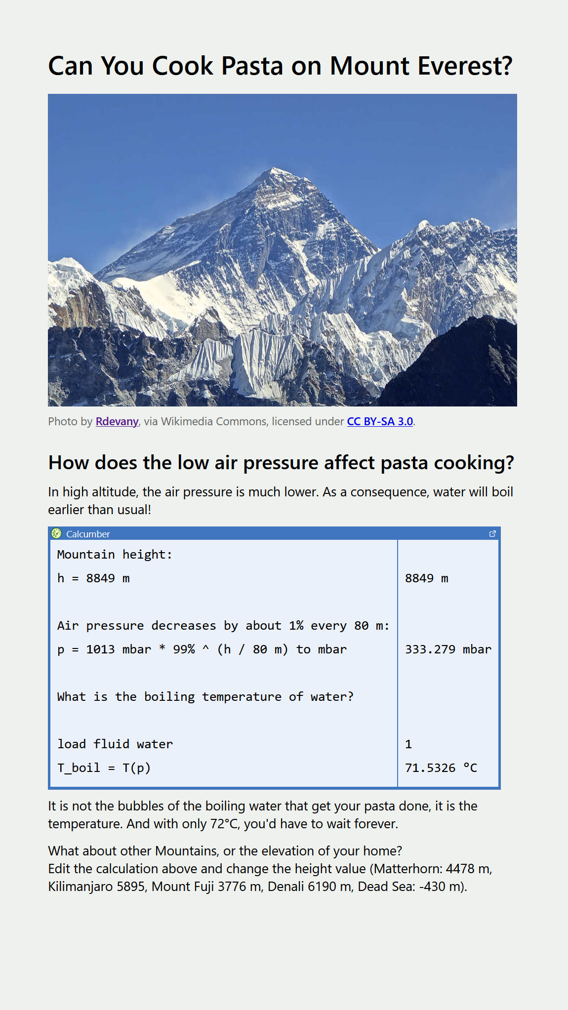 Calcumber screenshot